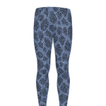 Giraffe Denim Jeans Pattern Print Men's leggings