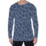 Giraffe Denim Jeans Pattern Print Men's Long Sleeve T-Shirt