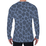Giraffe Denim Jeans Pattern Print Men's Long Sleeve T-Shirt