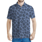 Giraffe Denim Jeans Pattern Print Men's Polo Shirt