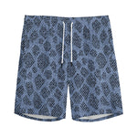 Giraffe Denim Jeans Pattern Print Men's Sports Shorts