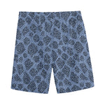 Giraffe Denim Jeans Pattern Print Men's Sports Shorts