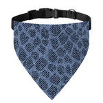 Giraffe Denim Jeans Pattern Print Over The Collar Dog Bandana