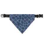 Giraffe Denim Jeans Pattern Print Over The Collar Dog Bandana