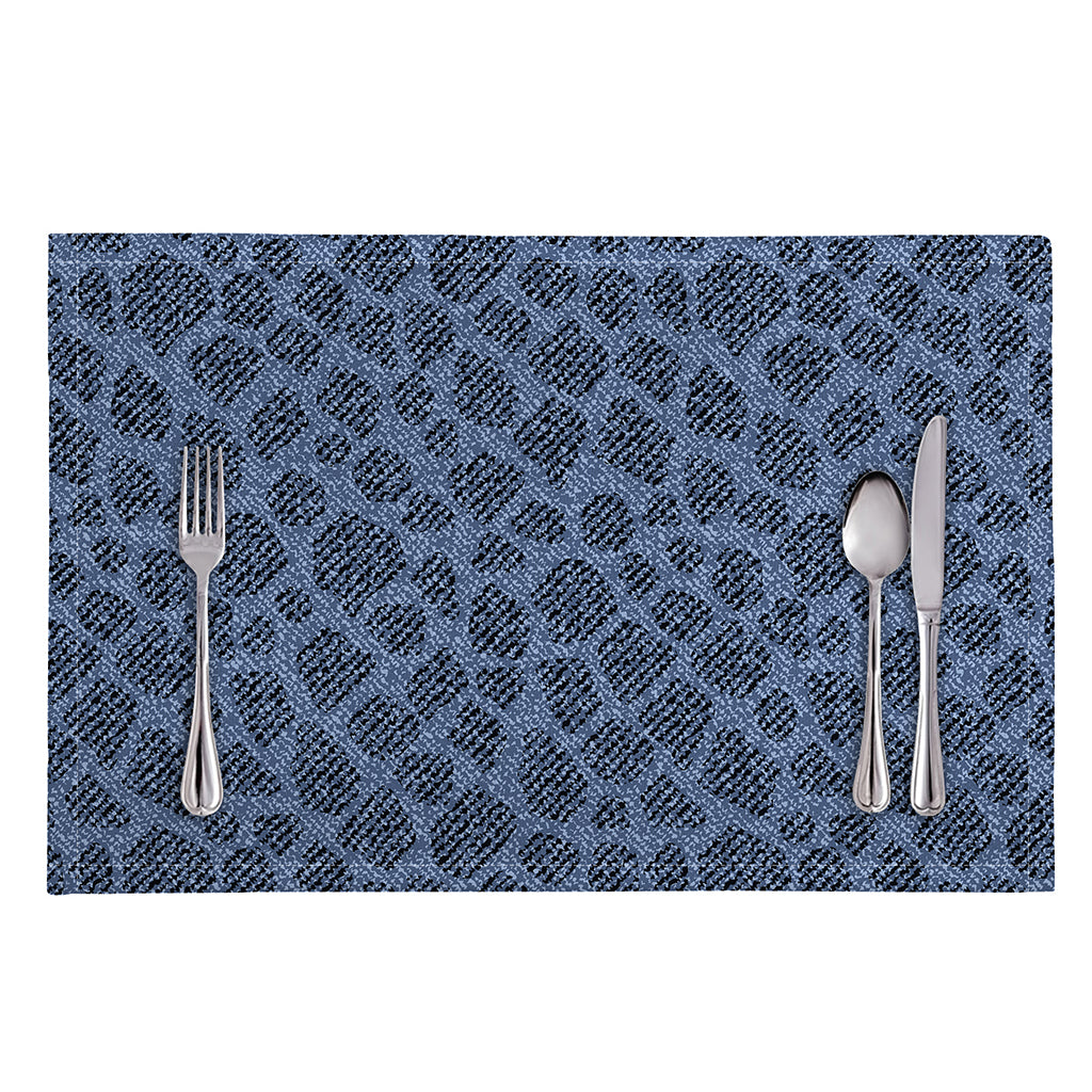 Giraffe Denim Jeans Pattern Print Placemat