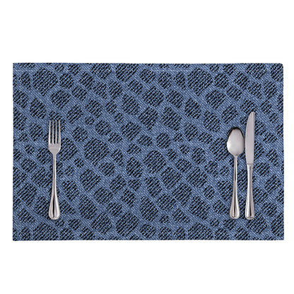 Giraffe Denim Jeans Pattern Print Placemat