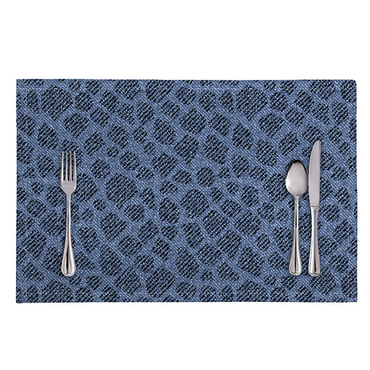 Giraffe Denim Jeans Pattern Print Placemat
