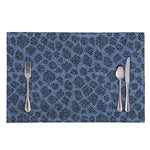 Giraffe Denim Jeans Pattern Print Placemat