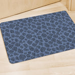 Giraffe Denim Jeans Pattern Print Polyester Doormat