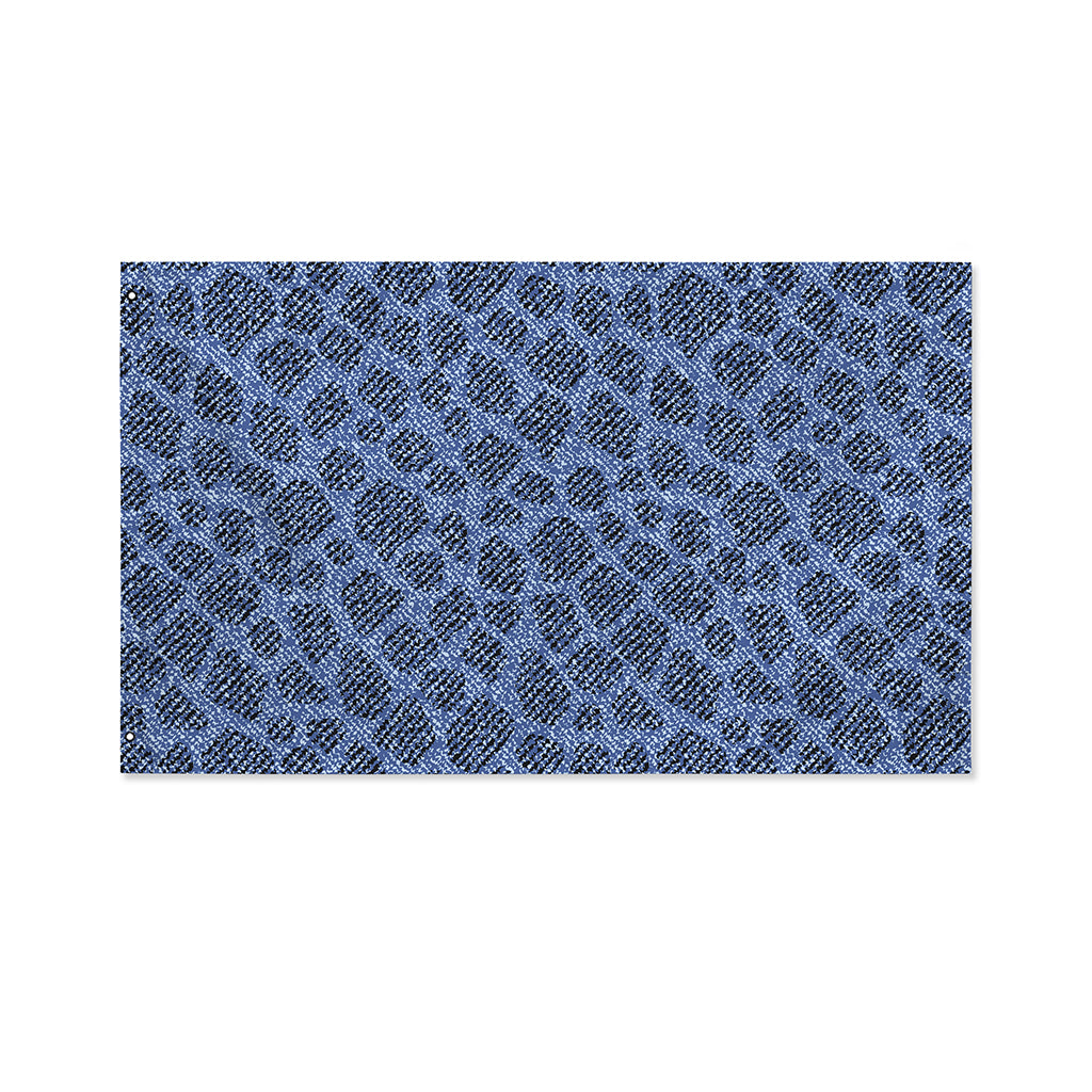 Giraffe Denim Jeans Pattern Print Polyester Flag