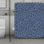 Giraffe Denim Jeans Pattern Print Polyester Shower Curtain