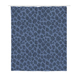 Giraffe Denim Jeans Pattern Print Polyester Shower Curtain