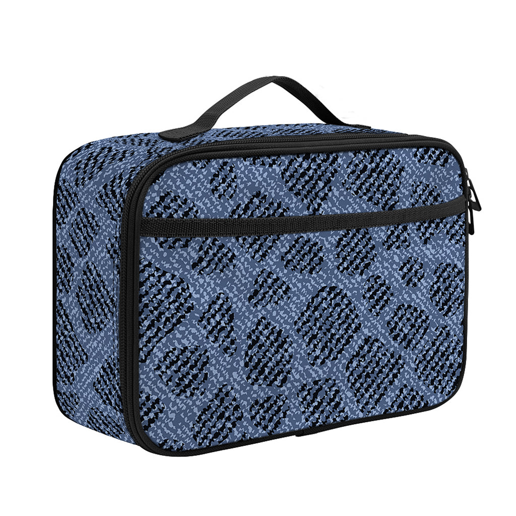 Giraffe Denim Jeans Pattern Print Portable Lunch Bag