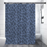 Giraffe Denim Jeans Pattern Print Premium Shower Curtain