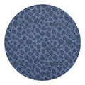 Giraffe Denim Jeans Pattern Print Round Blanket