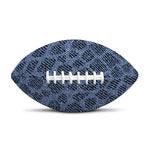 Giraffe Denim Jeans Pattern Print Rugby Ball