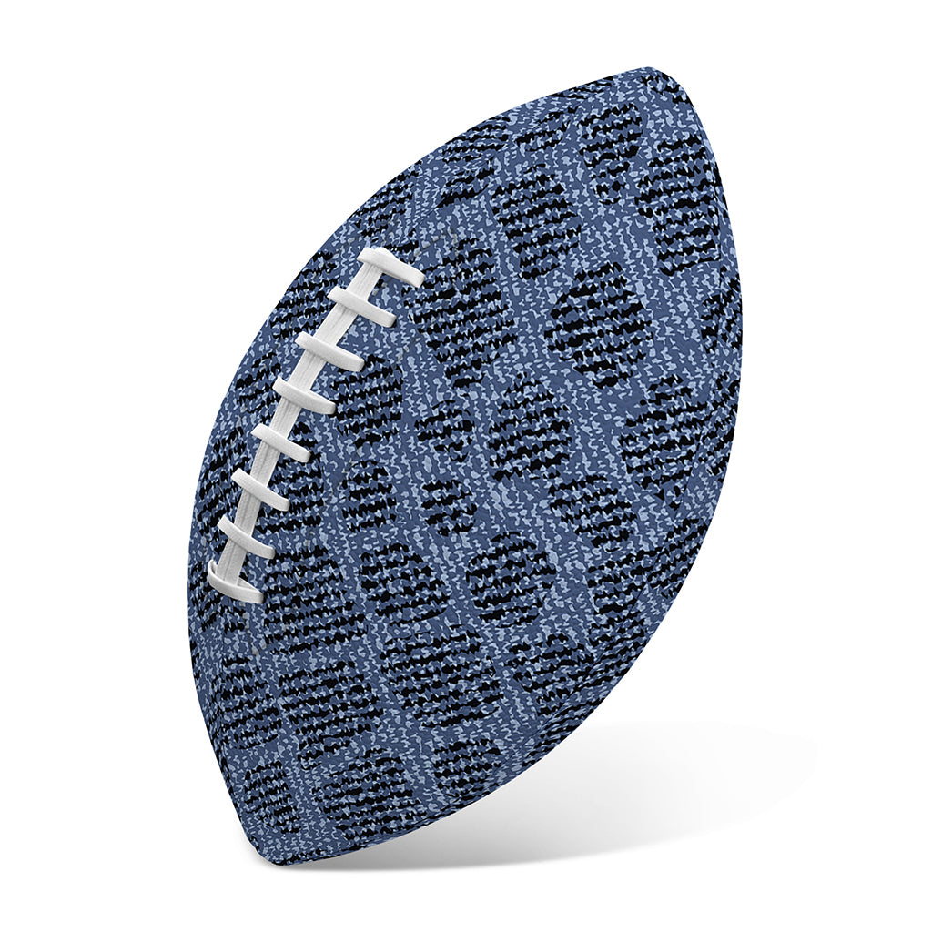 Giraffe Denim Jeans Pattern Print Rugby Ball