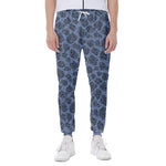 Giraffe Denim Jeans Pattern Print Scuba Joggers