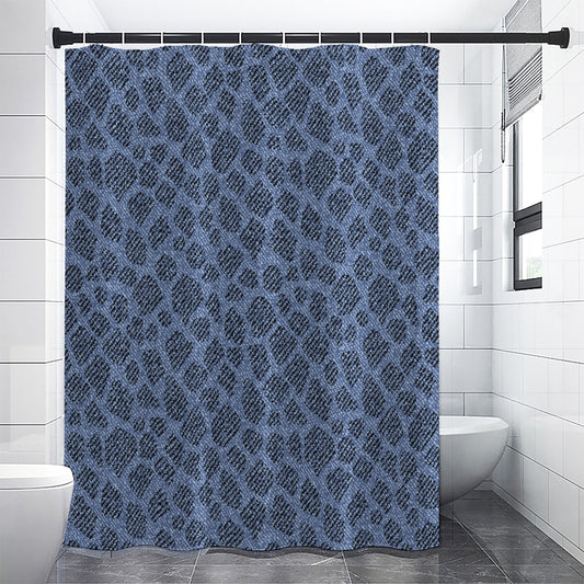 Giraffe Denim Jeans Pattern Print Shower Curtain