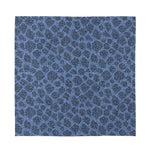 Giraffe Denim Jeans Pattern Print Silk Bandana