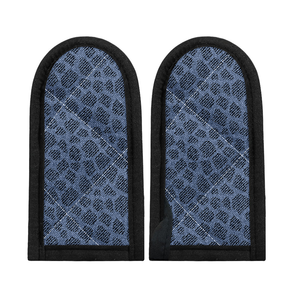 Giraffe Denim Jeans Pattern Print Skillet Handle Cover