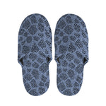 Giraffe Denim Jeans Pattern Print Slippers