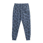 Giraffe Denim Jeans Pattern Print Sweatpants