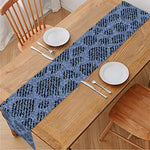 Giraffe Denim Jeans Pattern Print Table Runner