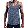 Giraffe Denim Jeans Pattern Print Men's Workout Tank Top