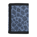 Giraffe Denim Jeans Pattern Print Trifold Wallet