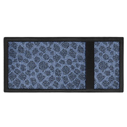 Giraffe Denim Jeans Pattern Print Trifold Wallet