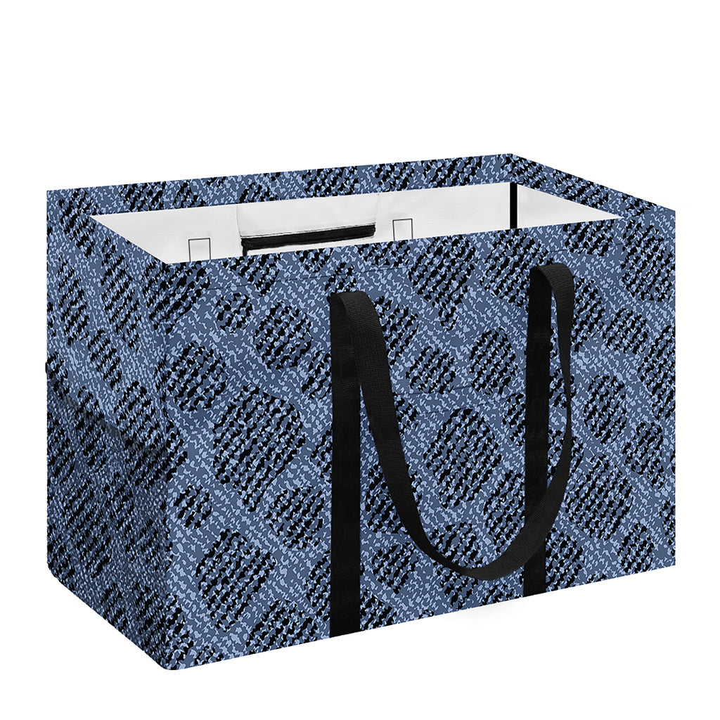Giraffe Denim Jeans Pattern Print Utility Tote Bag