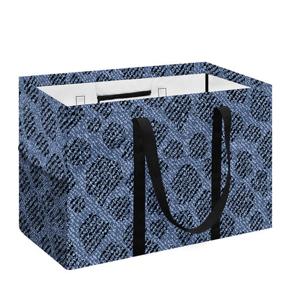 Giraffe Denim Jeans Pattern Print Utility Tote Bag