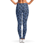 Giraffe Denim Jeans Pattern Print Women's Leggings