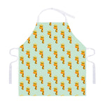 Giraffe With Glasses Pattern Print Adjustable Apron