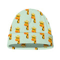 Giraffe With Glasses Pattern Print Beanie