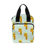 Giraffe With Glasses Pattern Print Bible Tote Bag