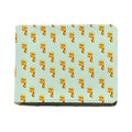 Giraffe With Glasses Pattern Print Bifold Wallet