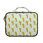 Giraffe With Glasses Pattern Print Briefcase Bible Bag
