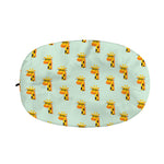 Giraffe With Glasses Pattern Print Car Side Mirror Covers