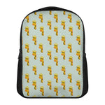 Giraffe With Glasses Pattern Print Casual Backpack