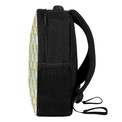 Giraffe With Glasses Pattern Print Casual Backpack