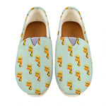 Giraffe With Glasses Pattern Print Casual Shoes