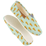 Giraffe With Glasses Pattern Print Casual Shoes
