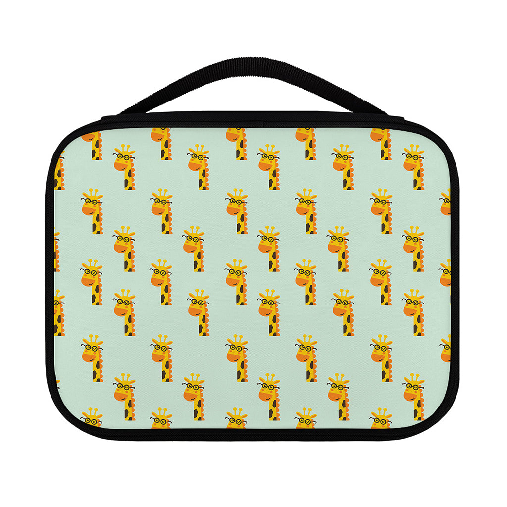Giraffe With Glasses Pattern Print Classic Bible Case