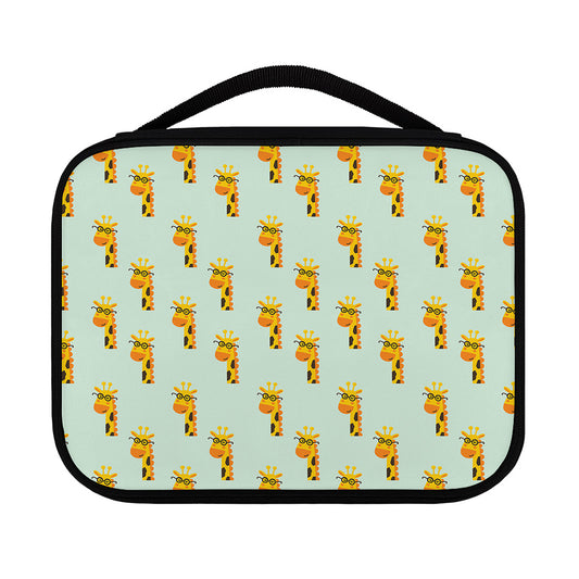 Giraffe With Glasses Pattern Print Classic Bible Case