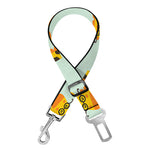 Giraffe With Glasses Pattern Print Dog Seat Belt
