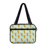 Giraffe With Glasses Pattern Print Double Strap Bible Bag