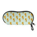 Giraffe With Glasses Pattern Print Glasses Case