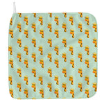 Giraffe With Glasses Pattern Print Hand Towel